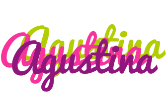 Agustina flowers logo