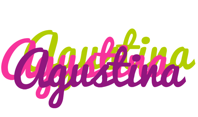 Agustina flowers logo