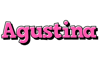 Agustina girlish logo
