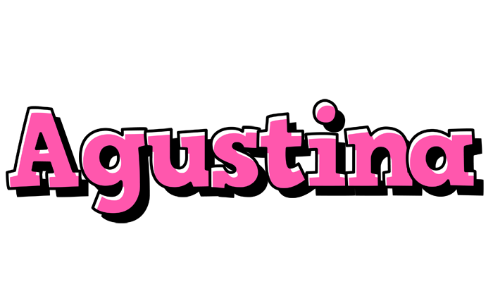 Agustina girlish logo