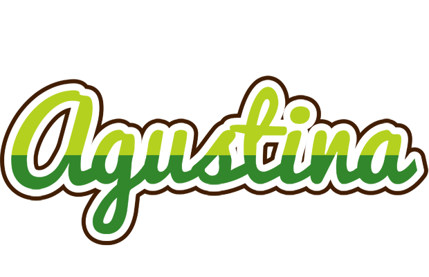 Agustina golfing logo