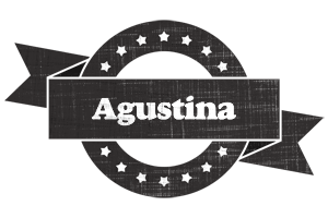 Agustina grunge logo