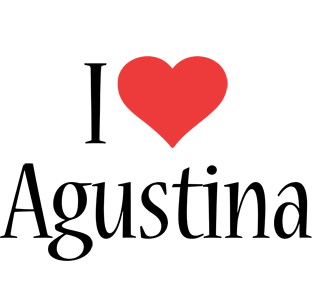 Agustina i-love logo