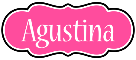 Agustina invitation logo