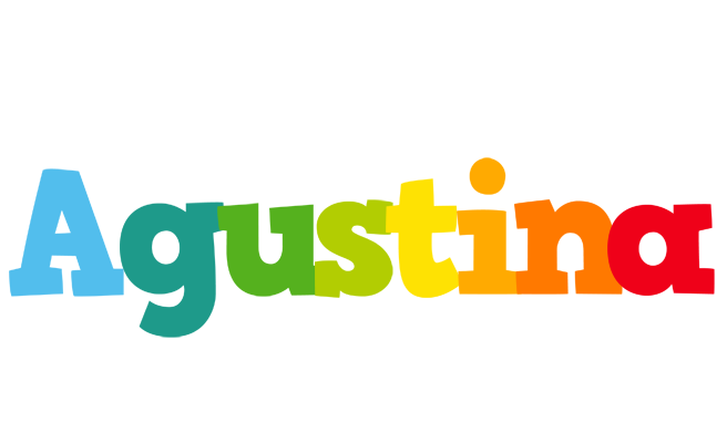 Agustina rainbows logo