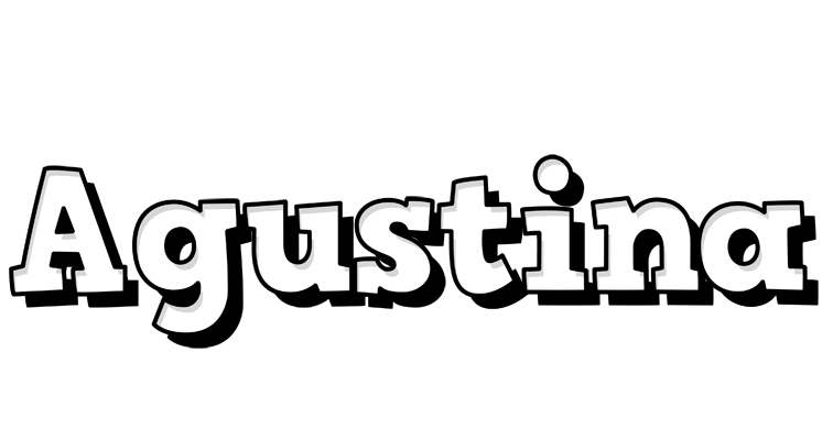 Agustina snowing logo