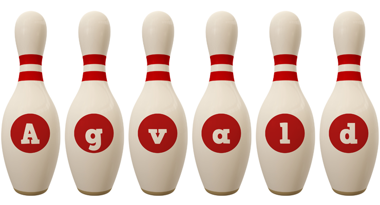 Agvald bowling-pin logo