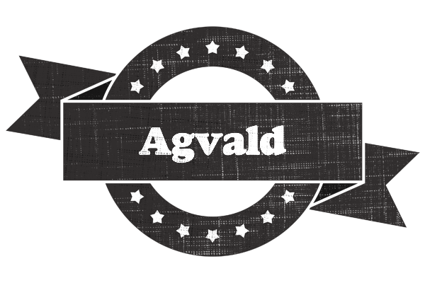 Agvald grunge logo