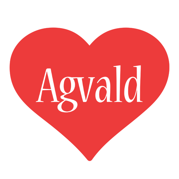 Agvald love logo