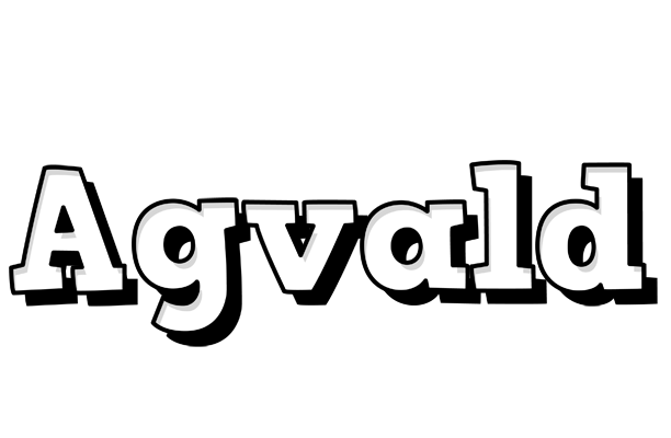 Agvald snowing logo