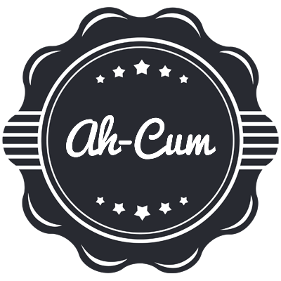 Ah-Cum badge logo