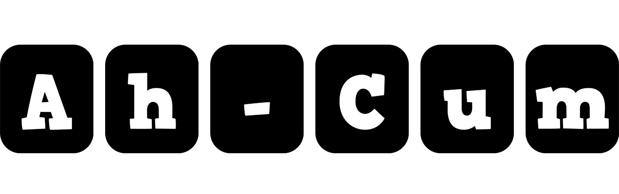 Ah-Cum box logo