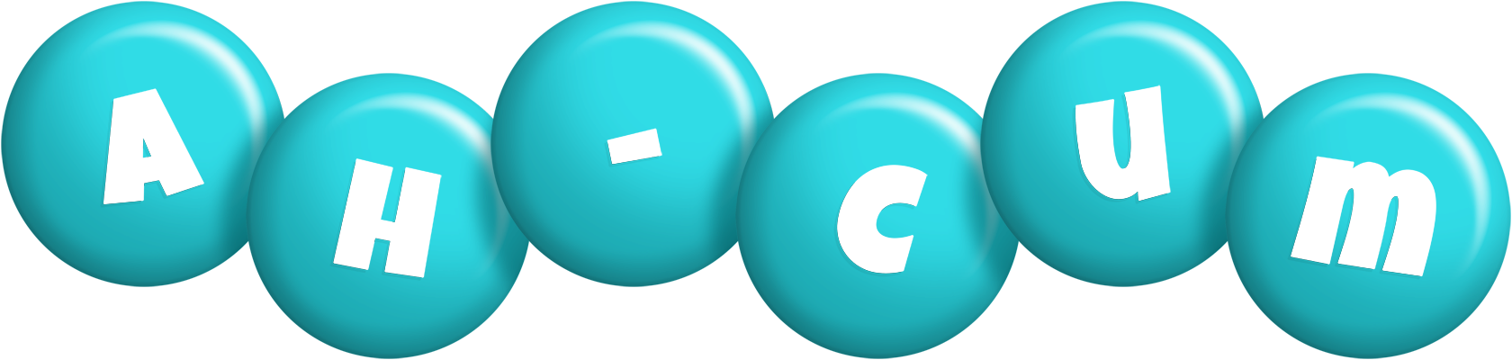 Ah-Cum candy-azur logo