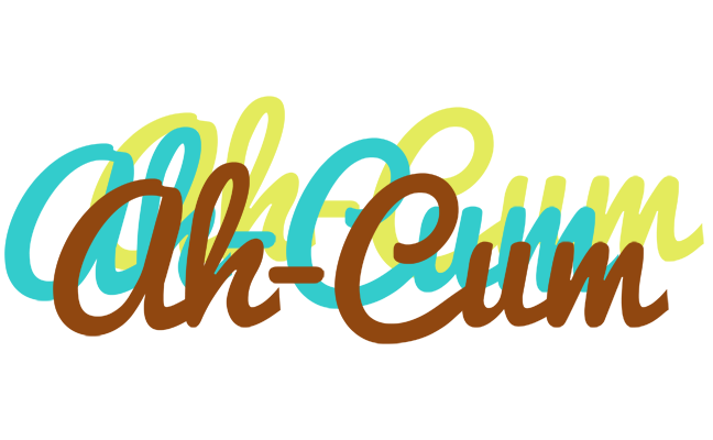 Ah-Cum cupcake logo