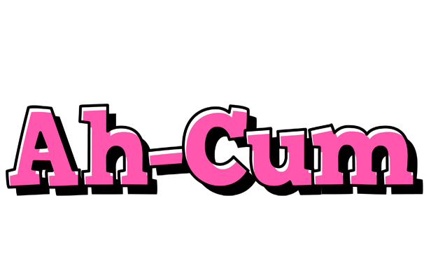 Ah-Cum girlish logo
