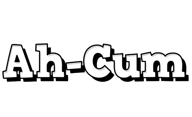 Ah-Cum snowing logo