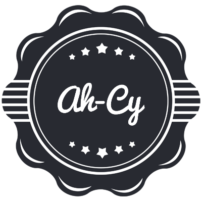 Ah-Cy badge logo