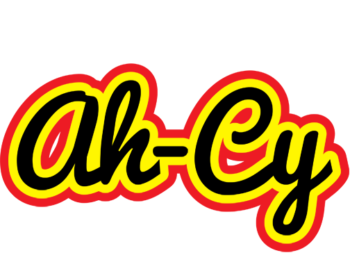 Ah-Cy flaming logo