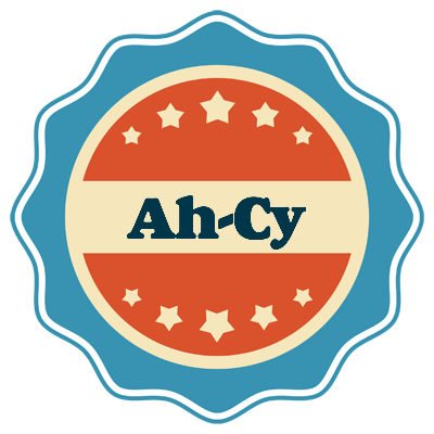 Ah-Cy labels logo