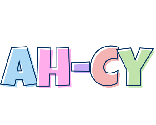Ah-Cy pastel logo
