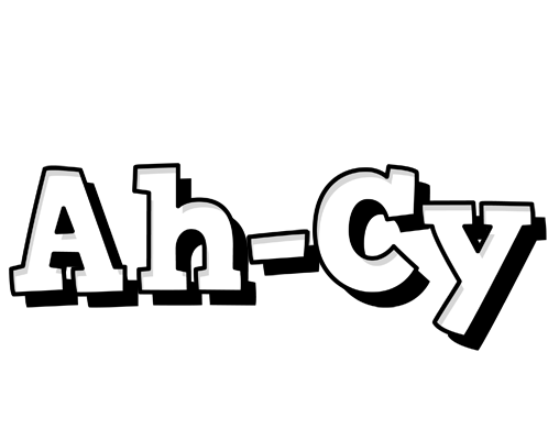 Ah-Cy snowing logo