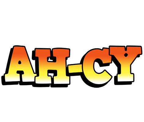 Ah-Cy sunset logo