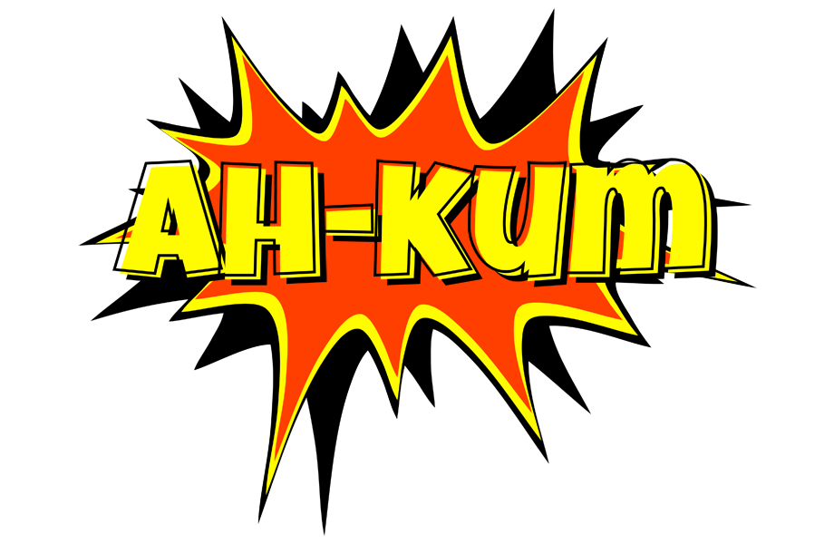 Ah-Kum bazinga logo