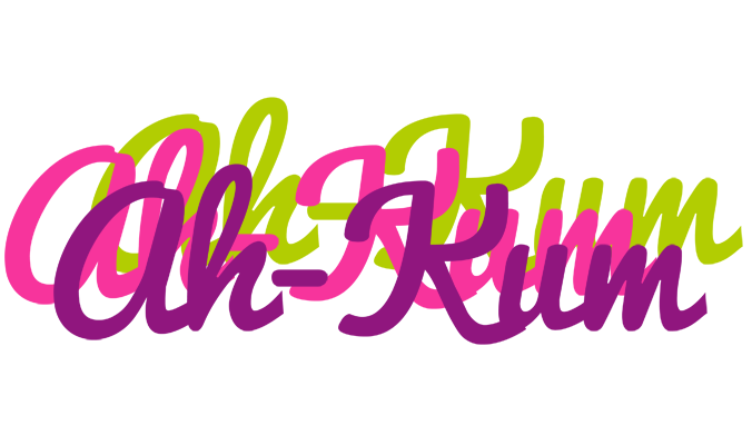 Ah-Kum flowers logo