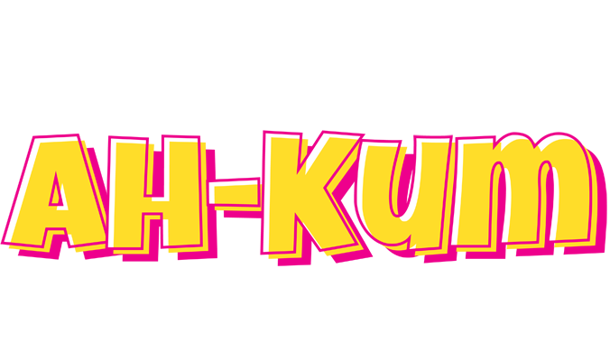 Ah-Kum kaboom logo