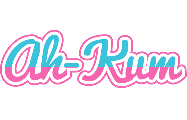 Ah-Kum woman logo