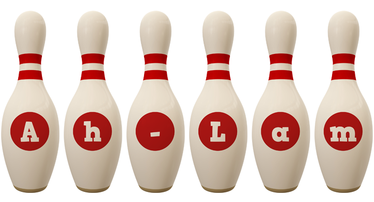 Ah-Lam bowling-pin logo