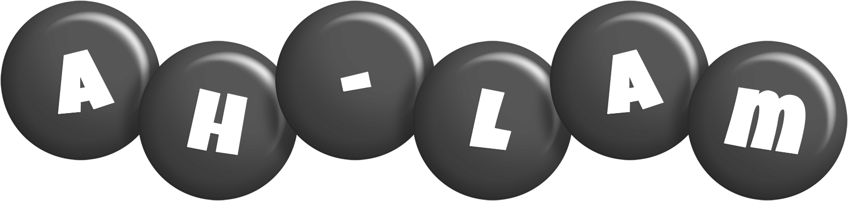 Ah-Lam candy-black logo