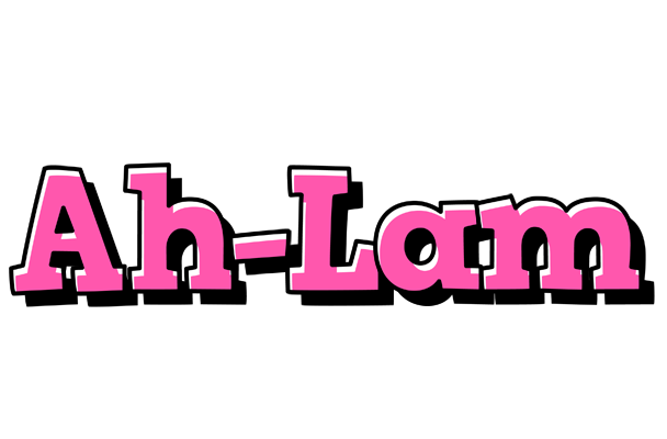 Ah-Lam girlish logo