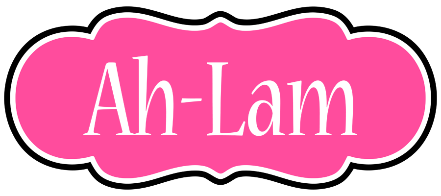 Ah-Lam invitation logo