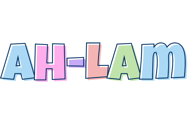 Ah-Lam pastel logo