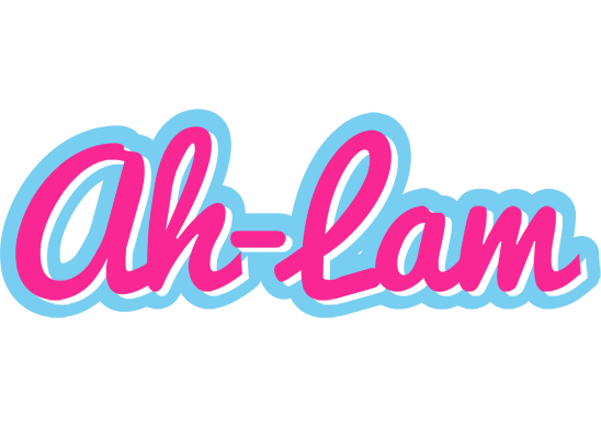 Ah-Lam popstar logo