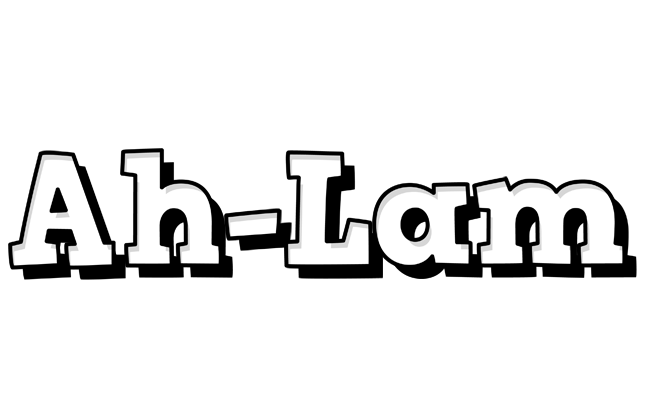 Ah-Lam snowing logo