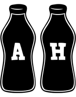 Ah bottle logo