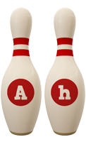 Ah bowling-pin logo