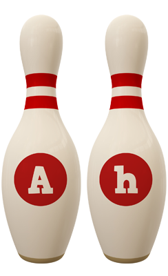 Ah bowling-pin logo