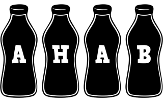 Ahab bottle logo