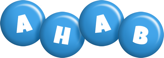 Ahab candy-blue logo