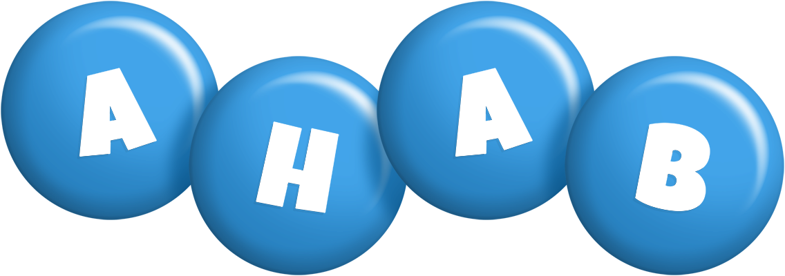 Ahab candy-blue logo