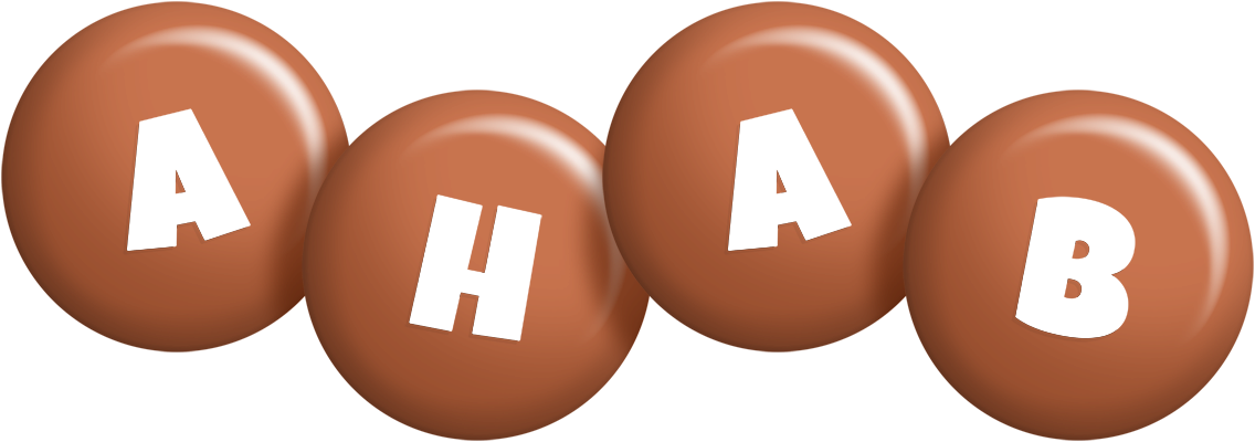 Ahab candy-brown logo