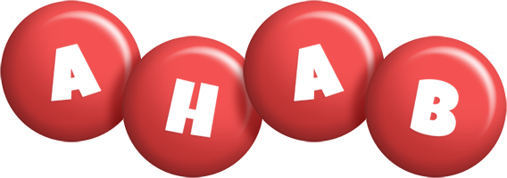 Ahab candy-red logo