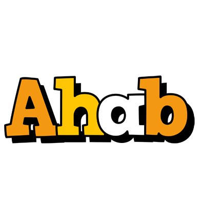 Ahab cartoon logo
