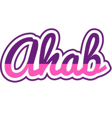 Ahab cheerful logo