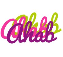 Ahab flowers logo