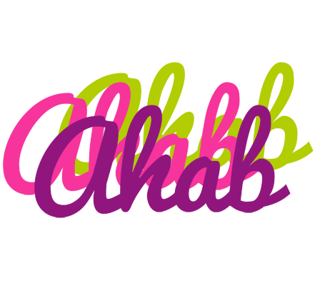 Ahab flowers logo
