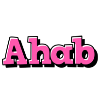 Ahab girlish logo